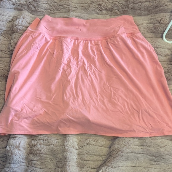 JoyLab Blush Ruched Mini Skirt - Picture 2 of 4